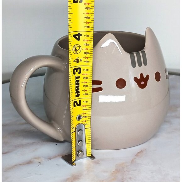 Pusheen the Cat Sculpted Ceramic Coffee Tea Mug Cup Our Name is Mud 16 oz - Picture 7 of 8